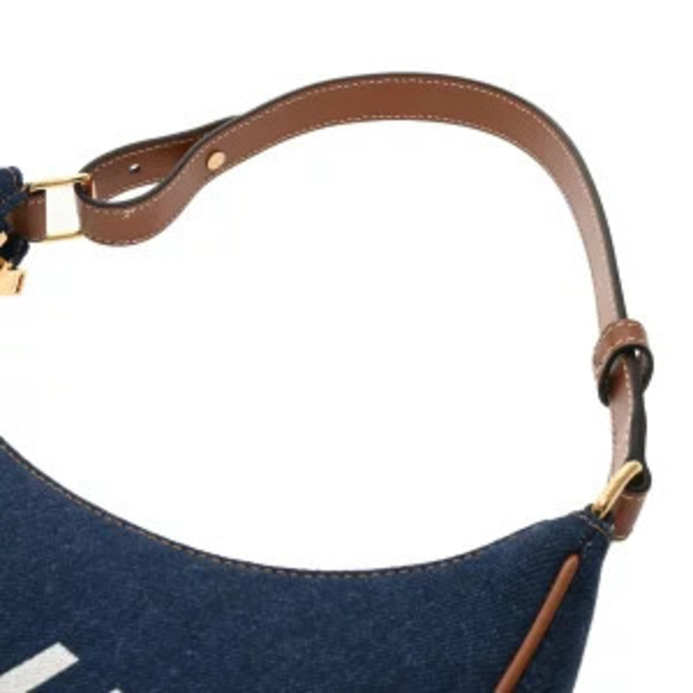 Celine AVA bag Navy Blue tan calfskin shoulder - Picture 4 of 9